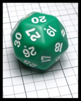 Dice : Dice - 30D - Koplow Green with White Numerals Die - eBay May 2016